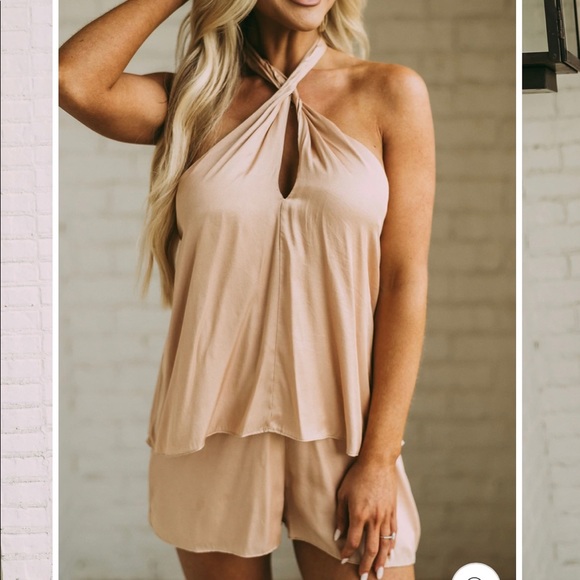 Satin romper! - Picture 2 of 2